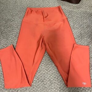 ALO Yoga Coral High-Waist Leggings